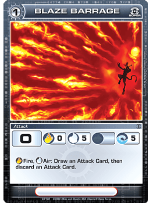 Blaze Barrage - Super Rare - Foil