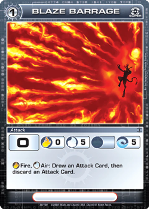 Blaze Barrage - Super Rare - Foil