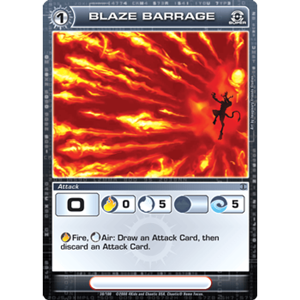 Blaze Barrage - Super Rare - Foil