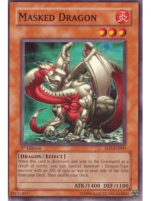 Masked Dragon - SD1-EN009 - Common 
