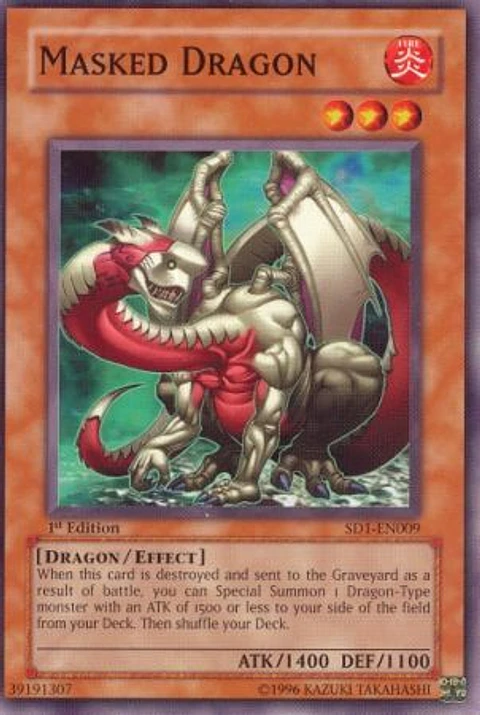 Masked Dragon - SD1-EN009 - Common 