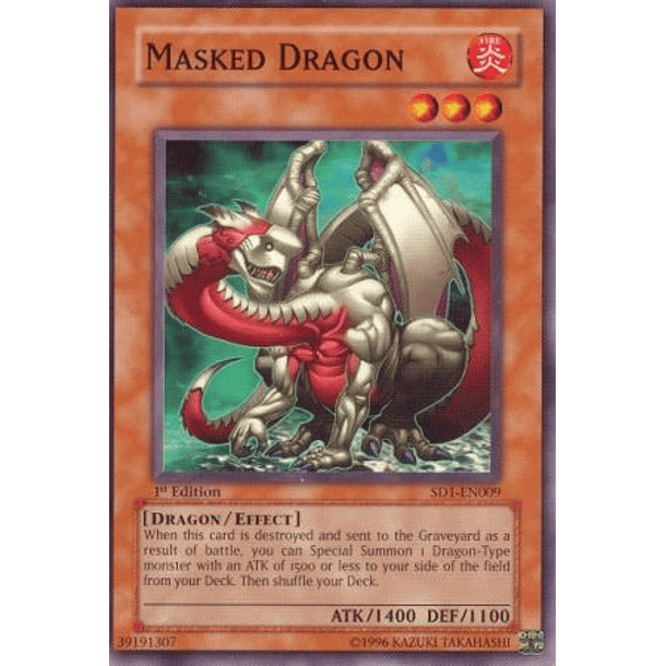 Masked Dragon - SD1-EN009 - Common 