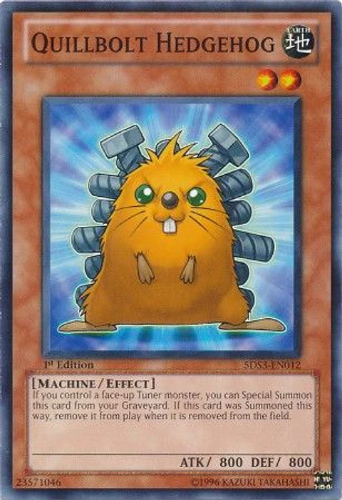 Quillbolt Hedgehog - 5DS3-EN012 - Common
