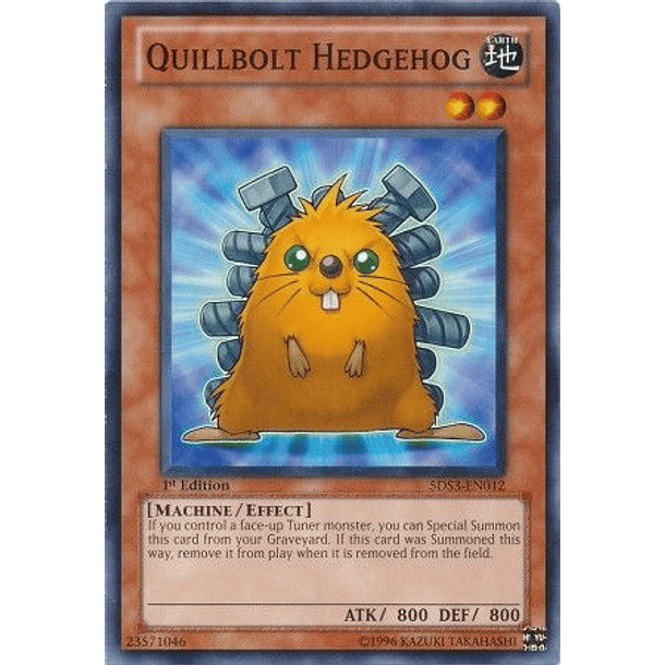Quillbolt Hedgehog - 5DS3-EN012 - Common