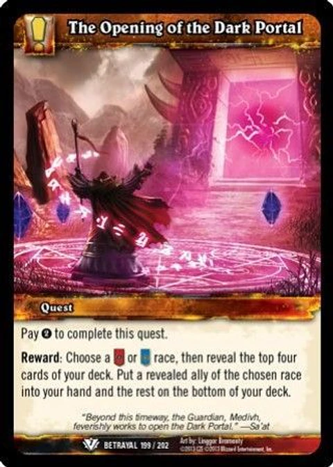 The Opening of the Dark Portal - 199/202 - Common foil