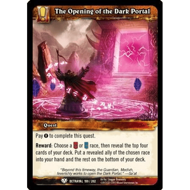 The Opening of the Dark Portal - 199/202 - Common foil