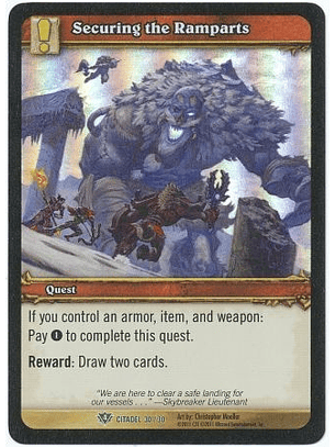 Securing the Ramparts - Citadel 30/30 - Uncommon Foil