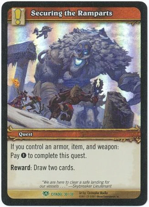 Securing the Ramparts - Citadel 30/30 - Uncommon Foil