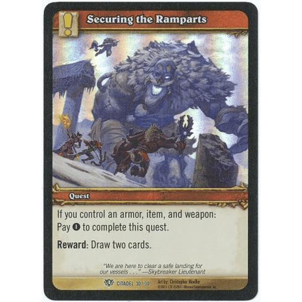 Securing the Ramparts - Citadel 30/30 - Uncommon Foil