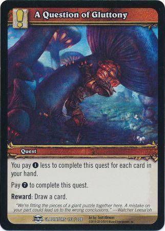 A Question of Gluttony - Foil Gladiators 193/208 - Common 1