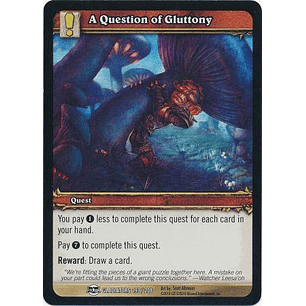 A Question of Gluttony - Foil Gladiators 193/208 - Common