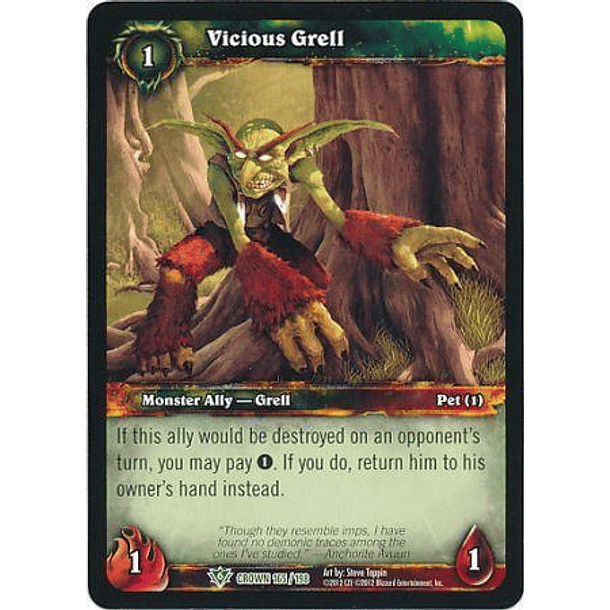 Vicious Grell - 165/198 - Uncommon