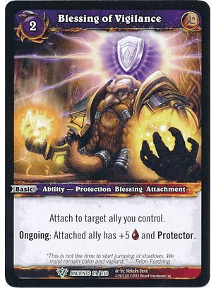 Blessing of Vigilance - 29/240 - Uncommon
