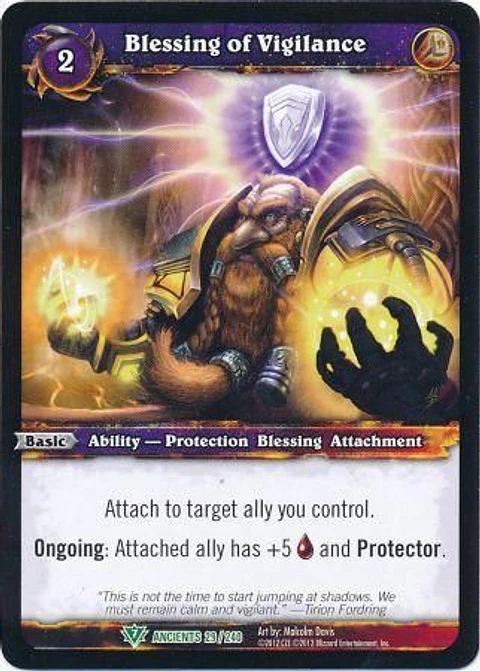 Blessing of Vigilance - 29/240 - Uncommon