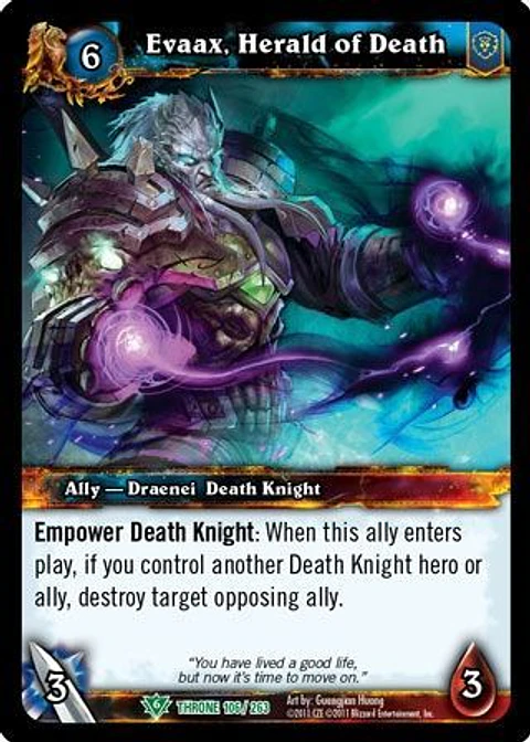 Evaax, Herald of Death - 106/263 - Uncommon