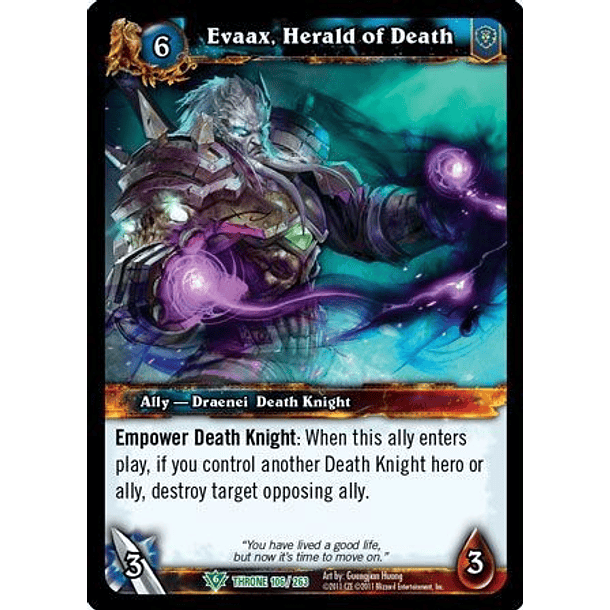 Evaax, Herald of Death - 106/263 - Uncommon