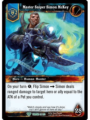 Master Sniper Simon McKey - 5/263 - Uncommon