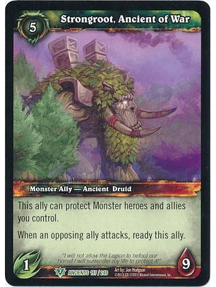 Strongroot, Ancient of War - 197/240 - Uncommon