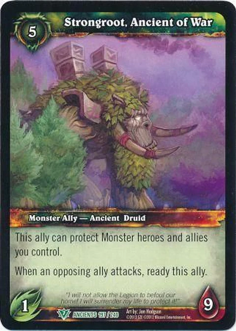 Strongroot, Ancient of War - 197/240 - Uncommon
