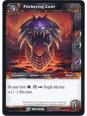 Flickering Cowl - 166/202 - Uncommon