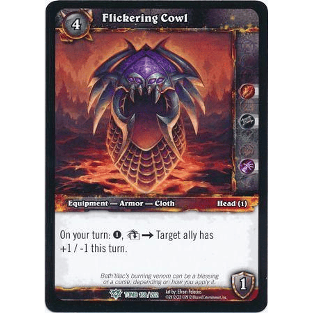Flickering Cowl - 166/202 - Uncommon