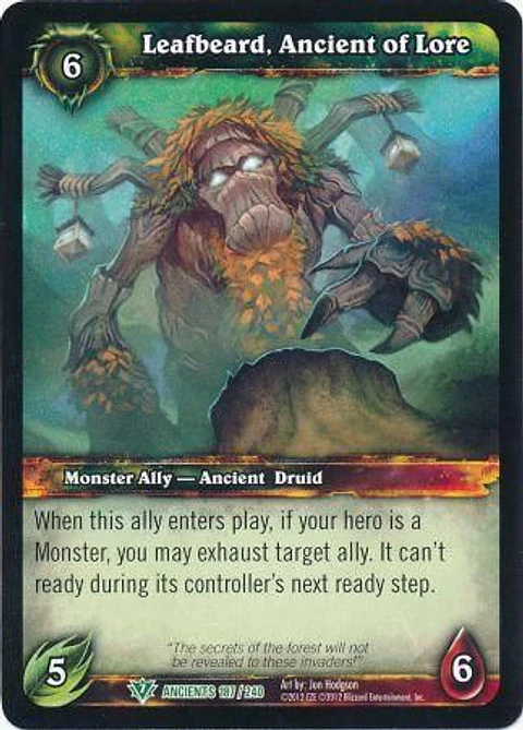 Leafbeard, Ancient of Lore - 187/240 - Uncommon