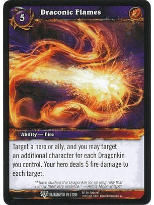 Draconic Flames - 51/220 - Uncommon
