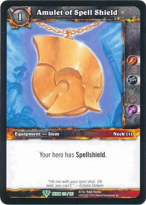 Amulet of Spell Shield - 173/197 - Uncommon WoW: Reign of Fire