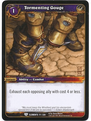 Tormenting Gouge - 77/220 - Common