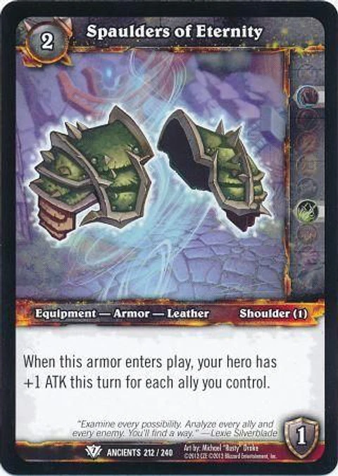 Spaulders of Eternity - 212/240 - Common
