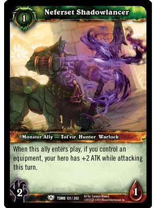 Neferset Shadowlancer - 131/202 - Common