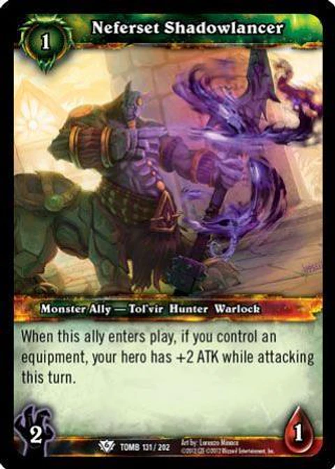 Neferset Shadowlancer - 131/202 - Common