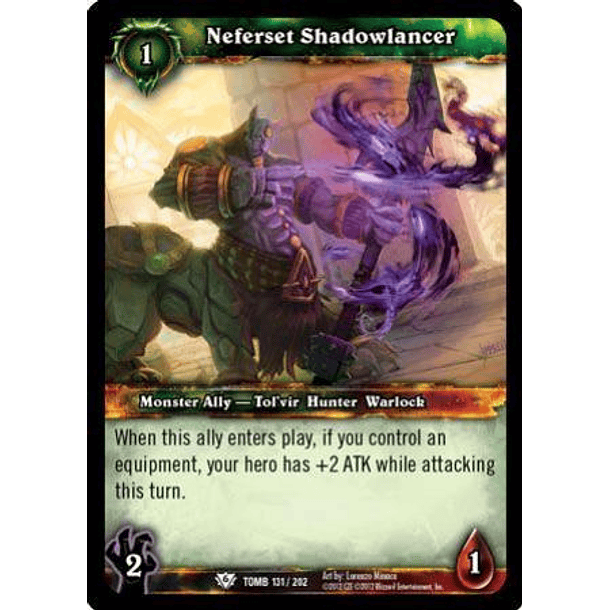 Neferset Shadowlancer - 131/202 - Common