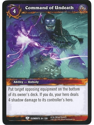 Command of Undeath - 24/220 - Common