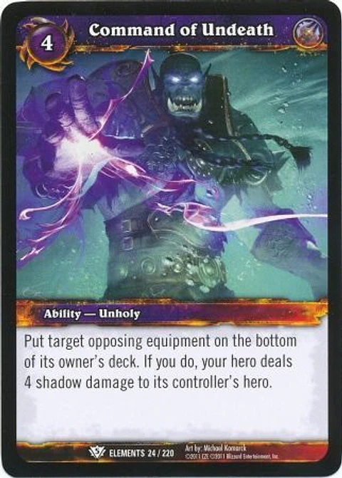 Command of Undeath - 24/220 - Common