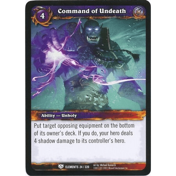 Command of Undeath - 24/220 - Common