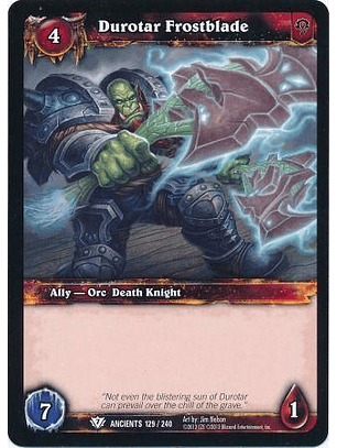 Durotar Frostblade - 129/240 - Common