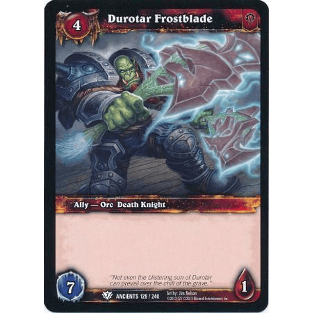 Durotar Frostblade - 129/240 - Common