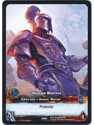 Human Warrior Token - War of the Ancients