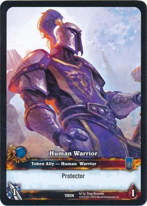 Human Warrior Token - War of the Ancients