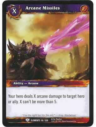 Arcane Missiles - 50/220 - Common