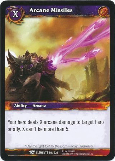 Arcane Missiles - 50/220 - Common