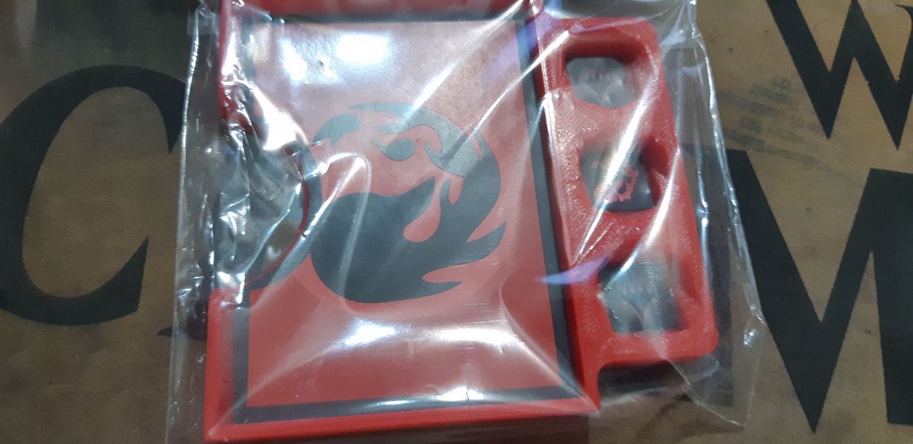 Porta Commander PVC MTG  - Rojo 1