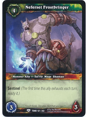 Neferset Frostbringer - 127/202 - Common