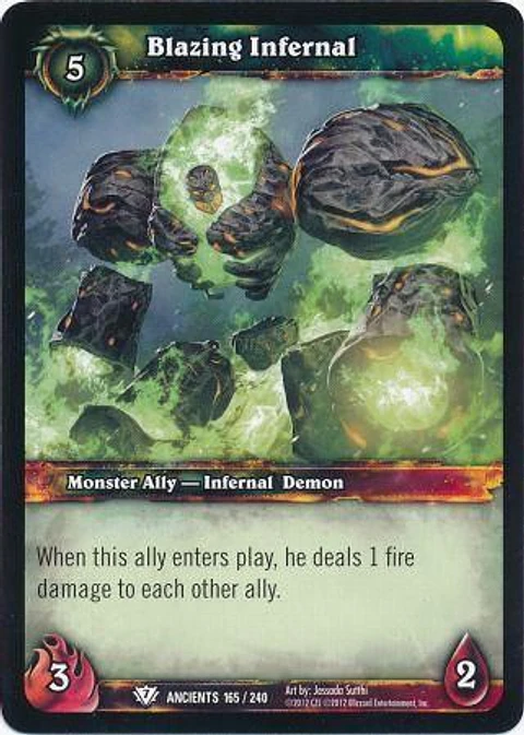 Blazing Infernal - 165/240 - Common