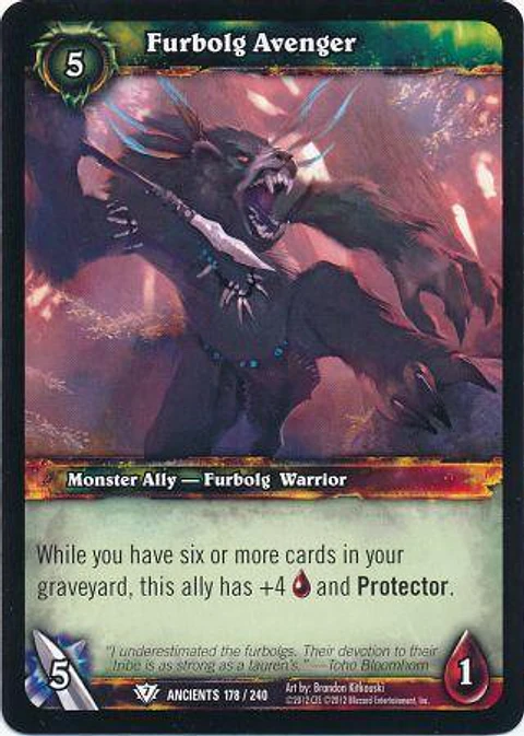 Furbolg Avenger - 178/240 - Common
