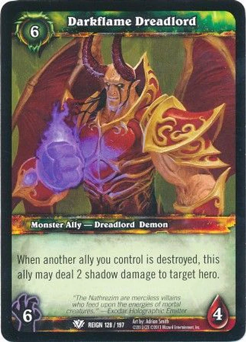 Darkflame Dreadlord - 128/197 - Common