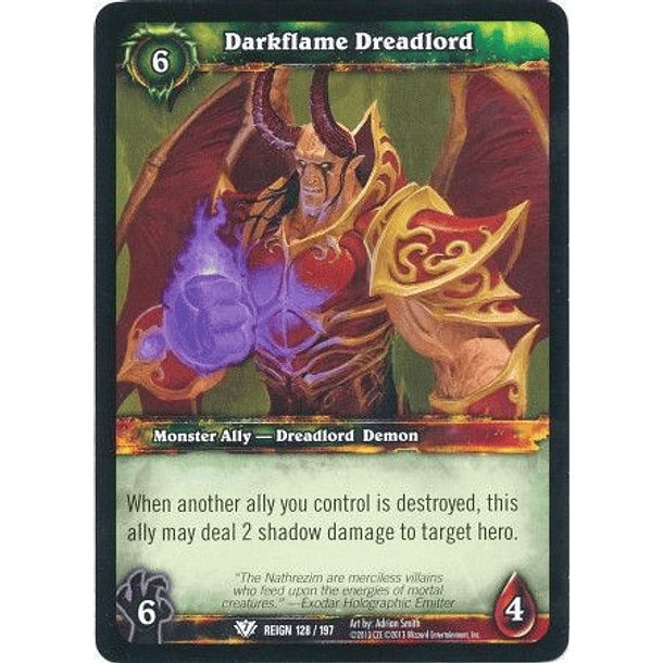 Darkflame Dreadlord - 128/197 - Common