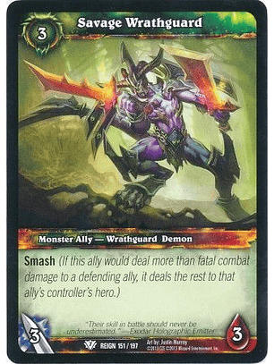 Savage Wrathguard - 151/197 - Common