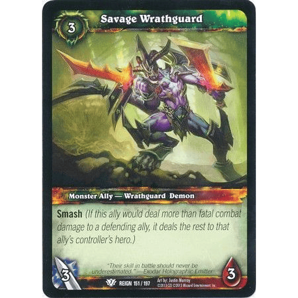 Savage Wrathguard - 151/197 - Common